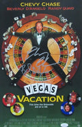Chevy Chase/Beverly D'Angelo Multi-Autographed 11x17 Poster "Vegas Vacation" JSA