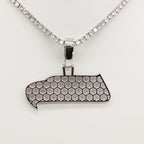 Seattle Seahawks Zircon Pendant Necklace – Game Day & Holiday Gift for Sports Fans