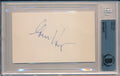 Gene Hart Flyers HOF Signed/Auto/Autographed 3x5 Index Card Beckett 145242