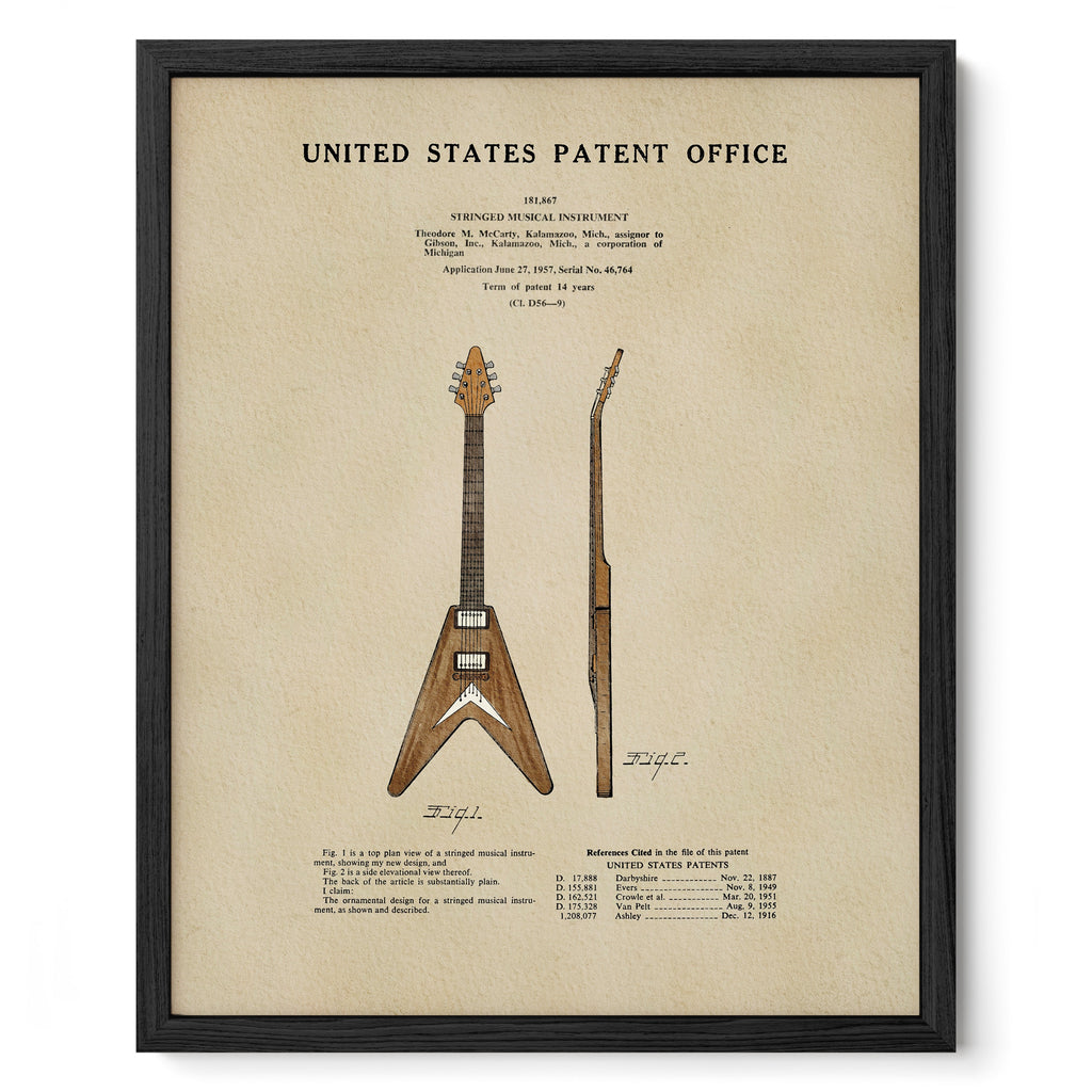 Brown V Electric Guitar (1958)