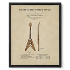 Brown V Electric Guitar (1958)