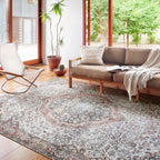 Wynter Oriental Area Rug // Red + Multicolor