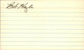 Bob Hazle Reds/Braves/Tigers d.1992 Signed/Autographed 3x5 Index Card 162538