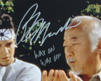Ralph Macchio "Karate Kid" Signed/Inscr "Wax On Wax Off" 11x14 Photo JSA 164813