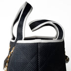 CHANEL 23M Coco Maxi Beach Shopping Tote Black Quilted