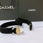 Chanel Leather Women’s Belt 'Black'