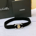 Chanel Leather Women’s Belt 'Black'