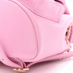 Chanel Shiny Caviar Quilted Small Duma Pockets Drawstring Backpack