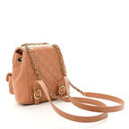 Chanel Shiny Caviar Quilted Small Duma Pockets Drawstring Backpack