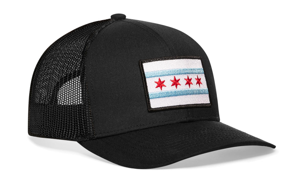 Chicago Flag Trucker Hat  |  City Snapback