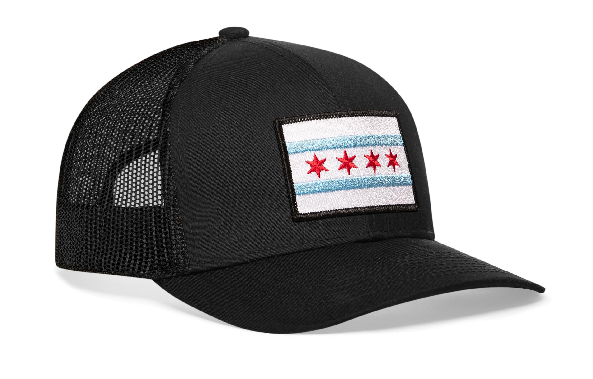 Chicago Flag Trucker Hat  |  City Snapback