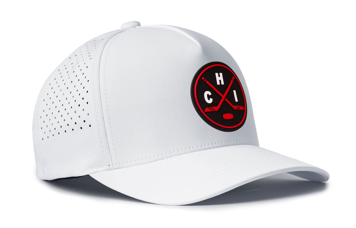 Chicago Hockey Performance 5-Panel Hat  |  CHI X Flexfit Snapback