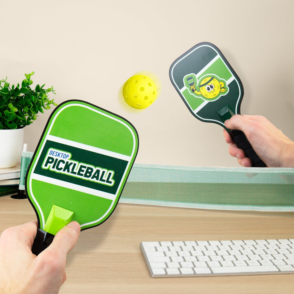 Desktop Pickleball Set – Mini Office Game, Fun Gift Portable Tabletop Sports Toy