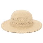 Women's Cotton Crochet Hat Medium Brim