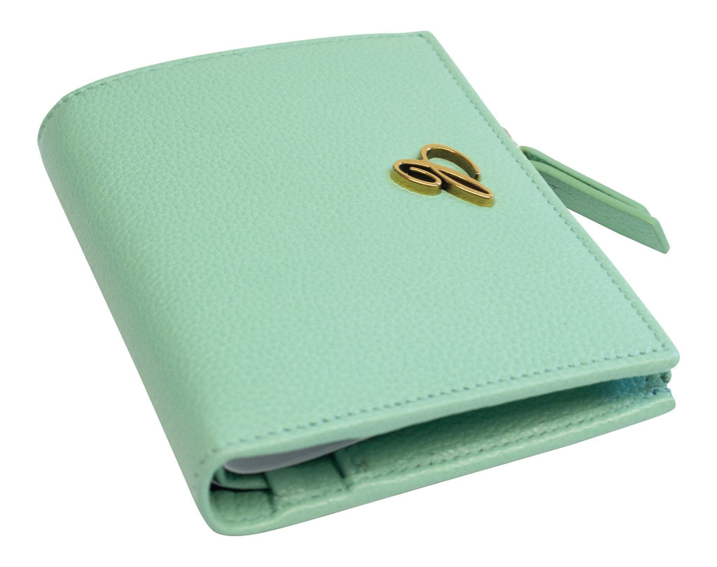 Chopard Happy Sport Medium Mint Green Leather Womens Wallet 95015-0589
