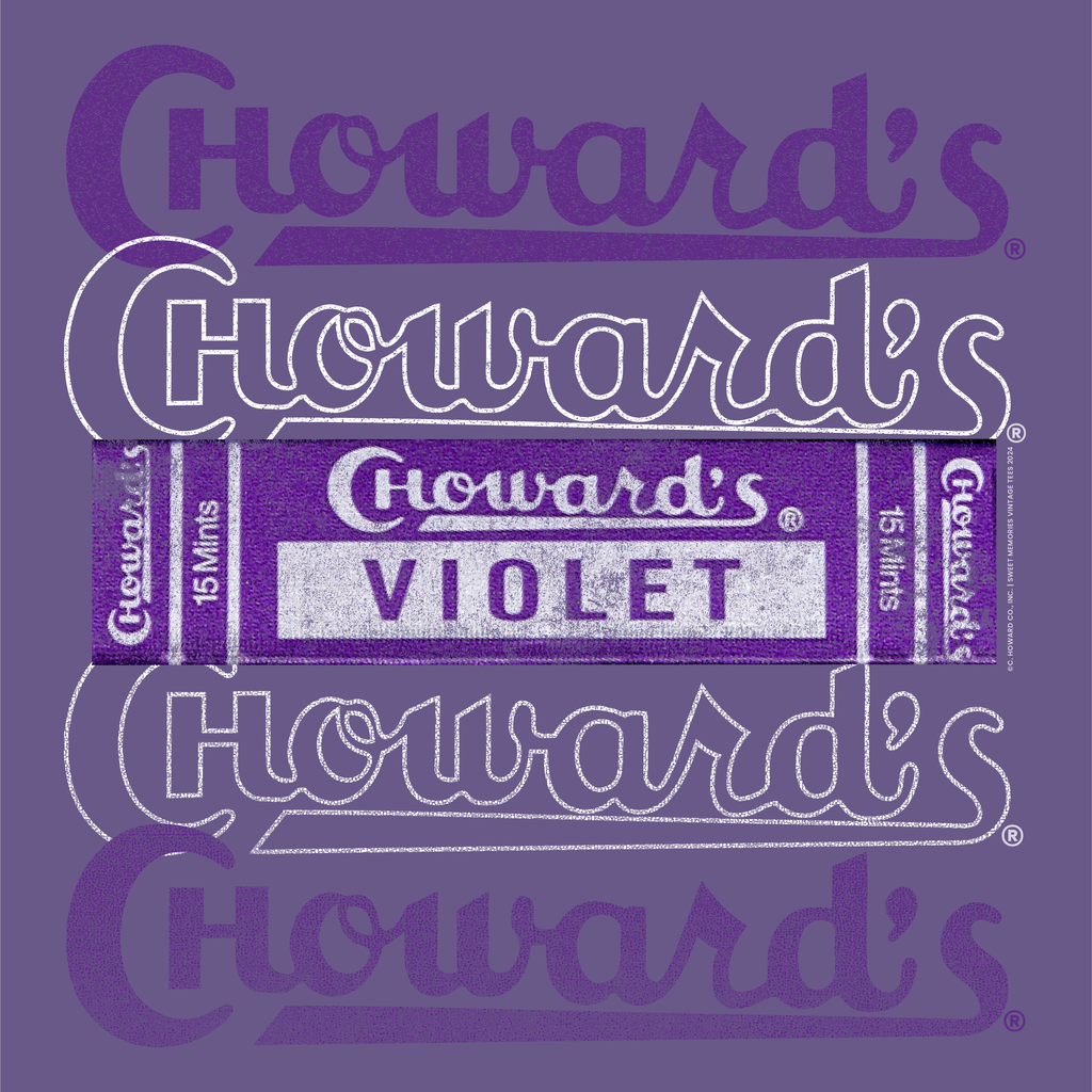 Choward's® Violet Fine Mints Since 1934 Tee - Vintage Candy Unisex Graphic T-Shirt