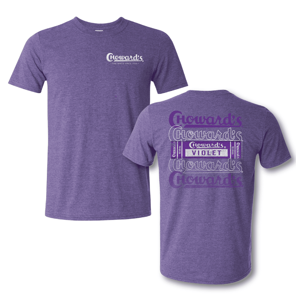 Choward's® Violet Fine Mints Since 1934 Tee - Vintage Candy Unisex Graphic T-Shirt