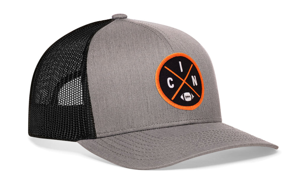 Cincinnati Football Trucker Hat  |  CIN X Snapback