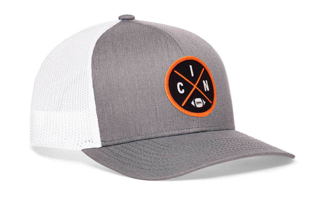 Cincinnati Football Trucker Hat  |  CIN X Snapback