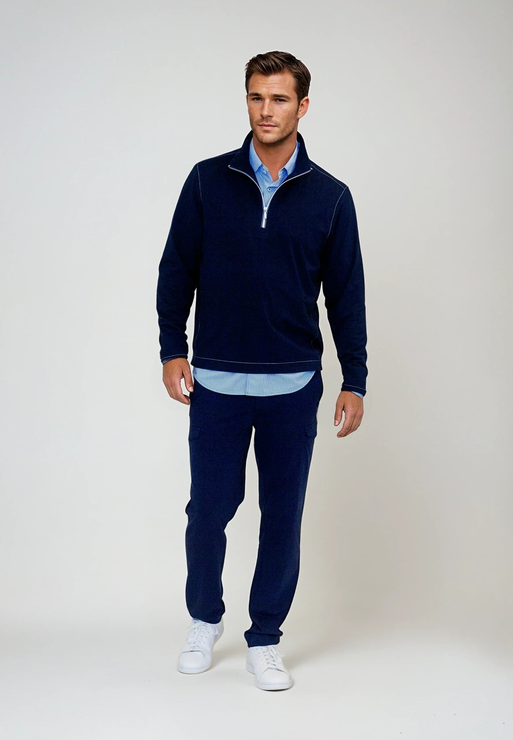 Buki Cinqo Travel Half Zip 2-Pack - Black/White