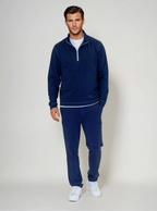 Buki Cinqo Travel Half Zip 2-Pack - Navy/White