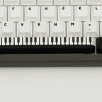 Classic Piano Design Keycaps and Mechanical Keyboard