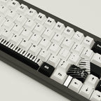 Classic Piano Design Keycaps and Mechanical Keyboard