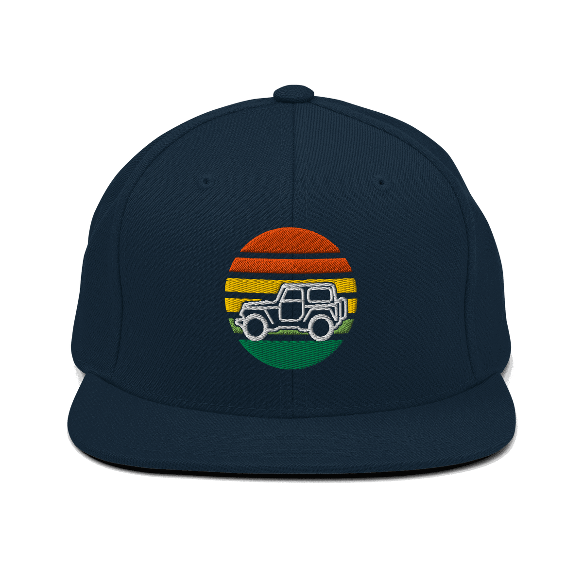 Automotive Hat 4 x 4 Embroidered Retro Snapback Hat Outdoors