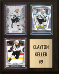 Clayton Keller Utah Hockey Club Fan Gift Plaque 8x10 3 Cards Upper Deck 2024 2025 2026