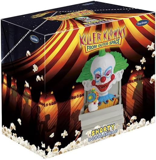 Killer Klowns 🤡 Shorty in Pizza Box Bobblehead Statue Figure | Royal Bobbles
