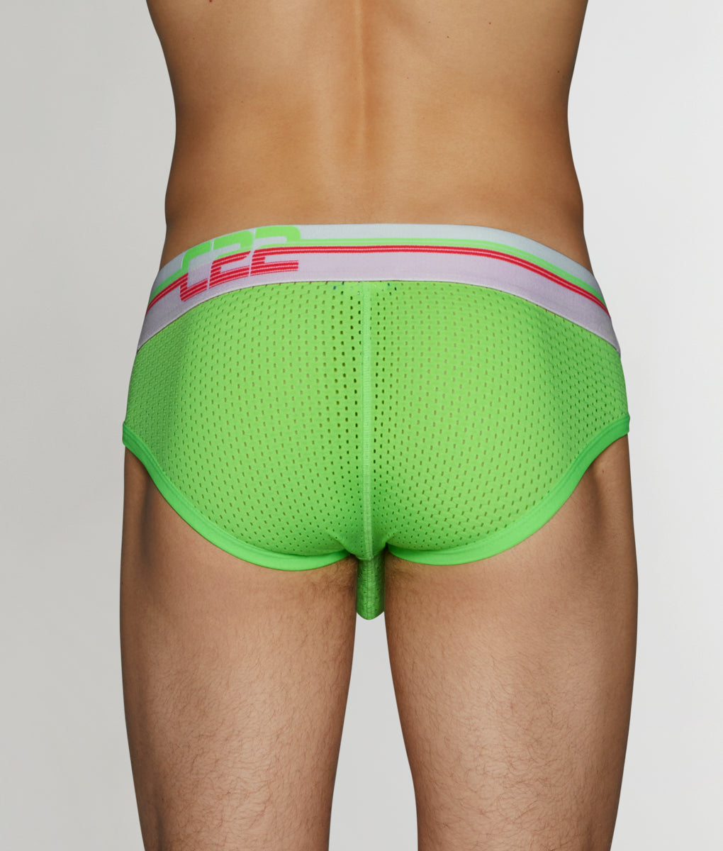 CODE 22 Neon Mesh Brief
