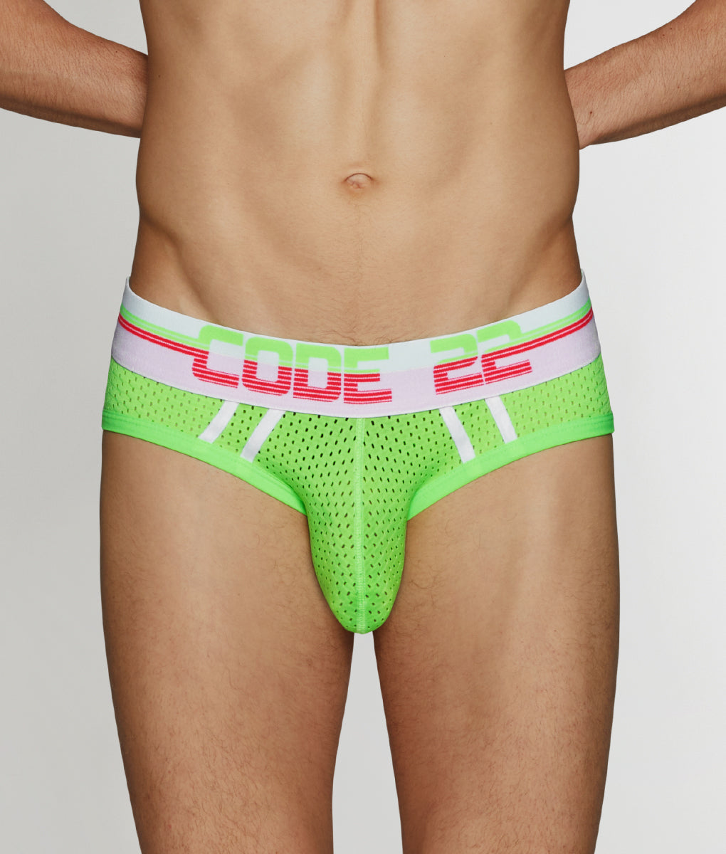 CODE 22 Neon Mesh Brief
