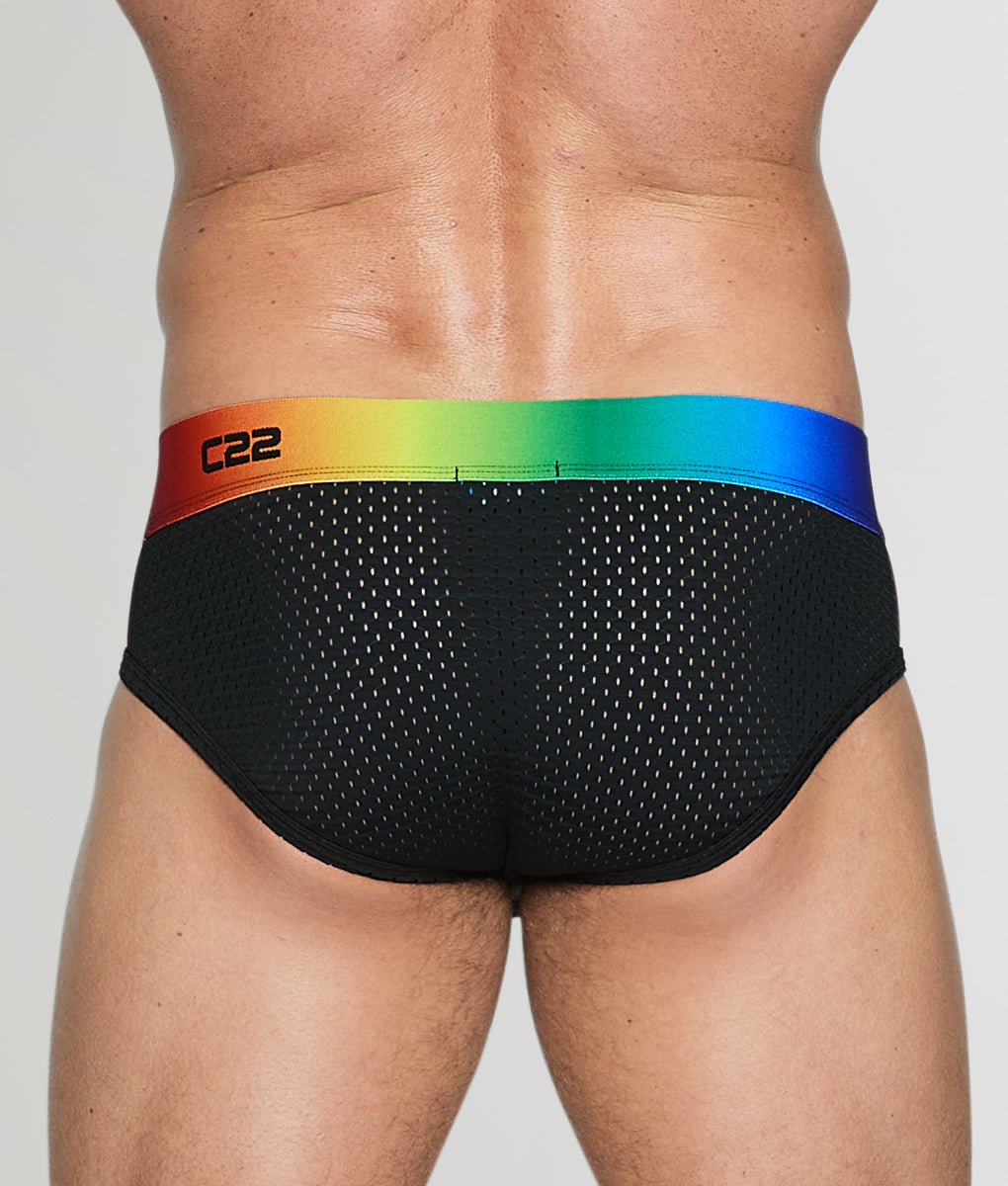 CODE 22 Pride Mesh Brief