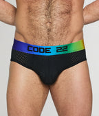 CODE 22 Pride Mesh Brief