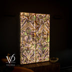 Exotic Mosaic Fluorite Crystal Wall Panels