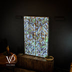 Exotic Mosaic Fluorite Crystal Wall Panels