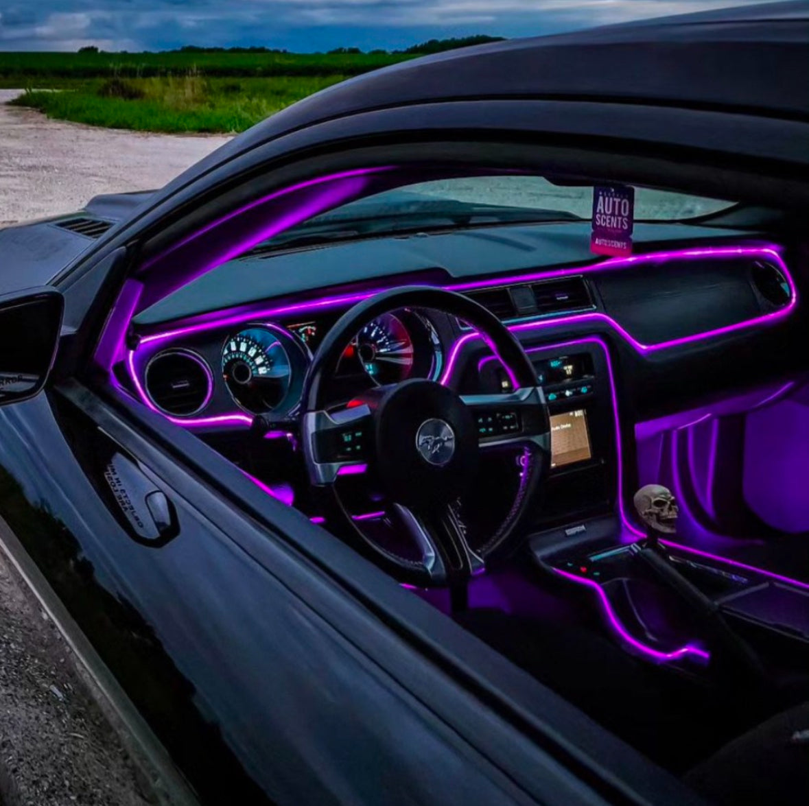 Color-Changing RGB Interior Dash Trim Ambient Lighting Kit