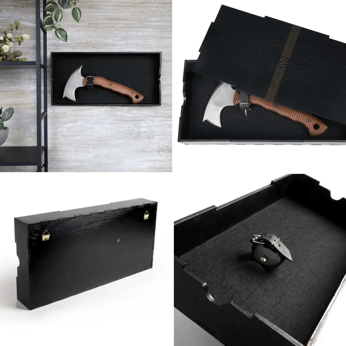 Compact tomahawk "Mingan" with polymer composite handle