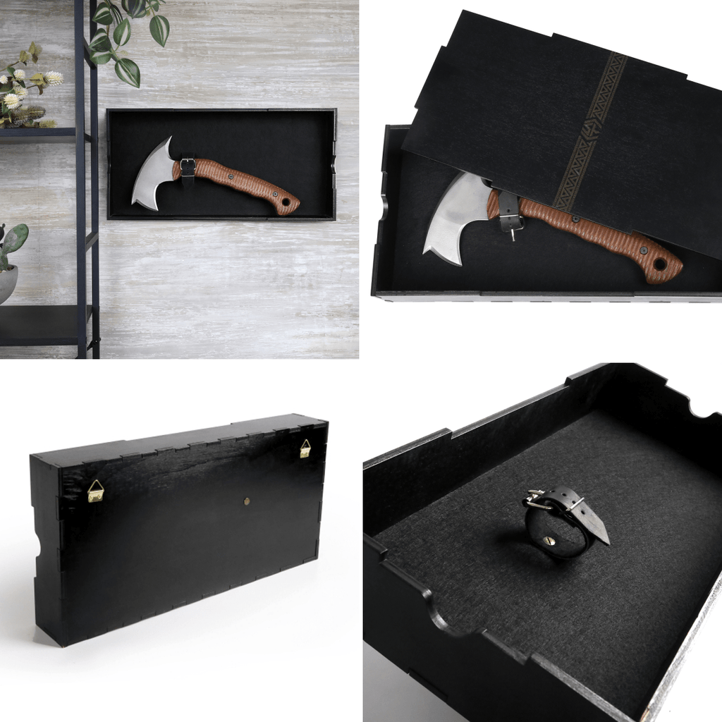 Compact tomahawk "Mingan" with polymer composite handle