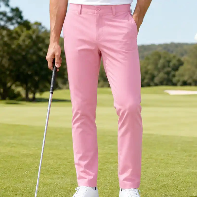 OB Performance Men's Golf Pants (Pink)