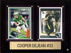 Cooper DeJean Philadelphia Eagles Fan Gift Plaque 6x8 2 Cards Prizm, Donruss, Score 2024 2025 2026