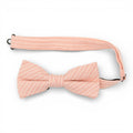 Coral Stripe - Men's Pre-tied Bow Tie