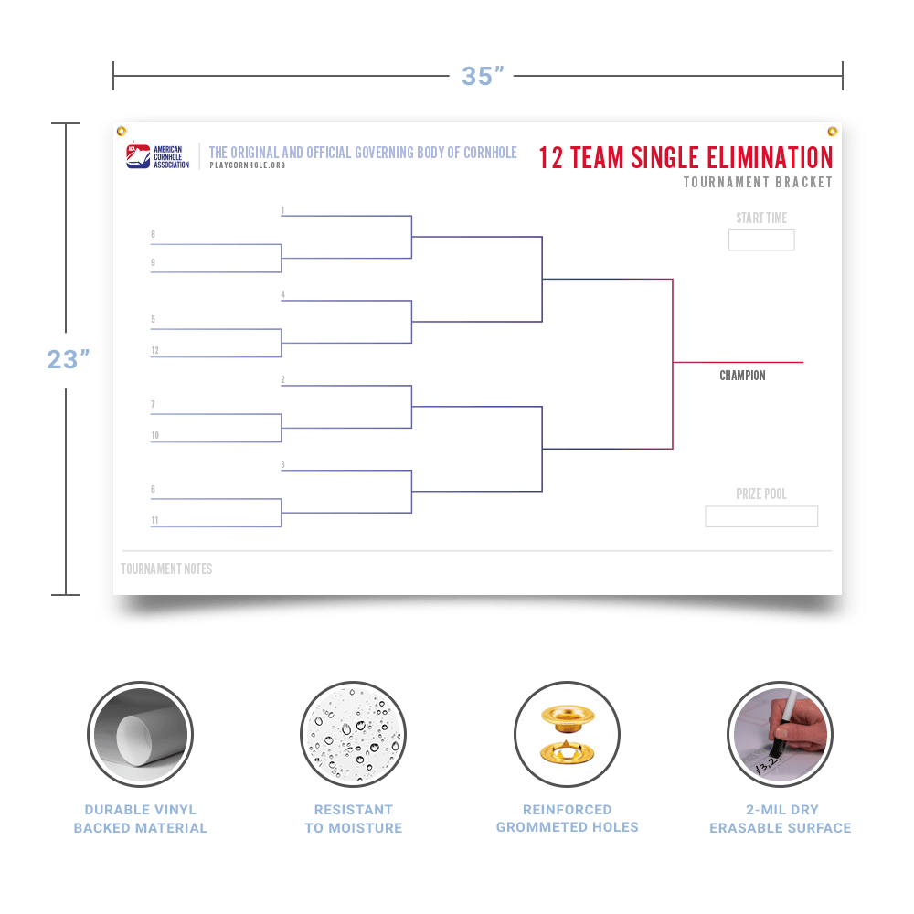 Cornhole Tournament Brackets