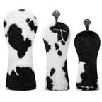 Cow Print Golf Headcovers
