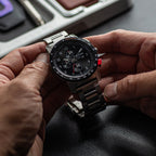CR-01 - Chrono Watch with Metal Bracelet