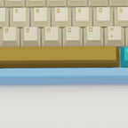 Creamy Blue Design Keycaps and Mechanical Keyboard
