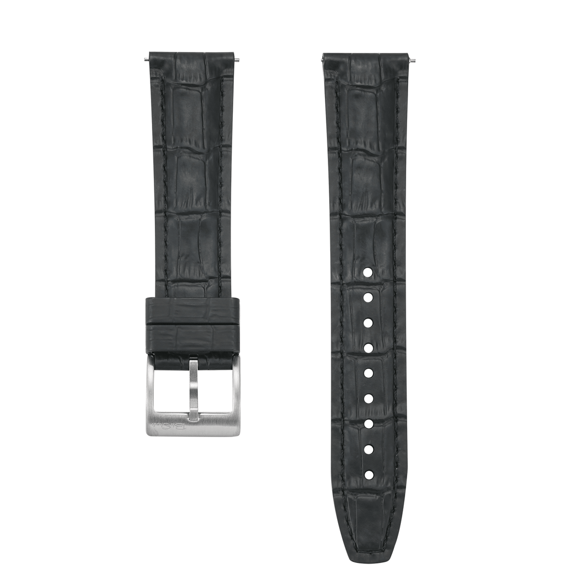 Croc Rubber - Black with Black