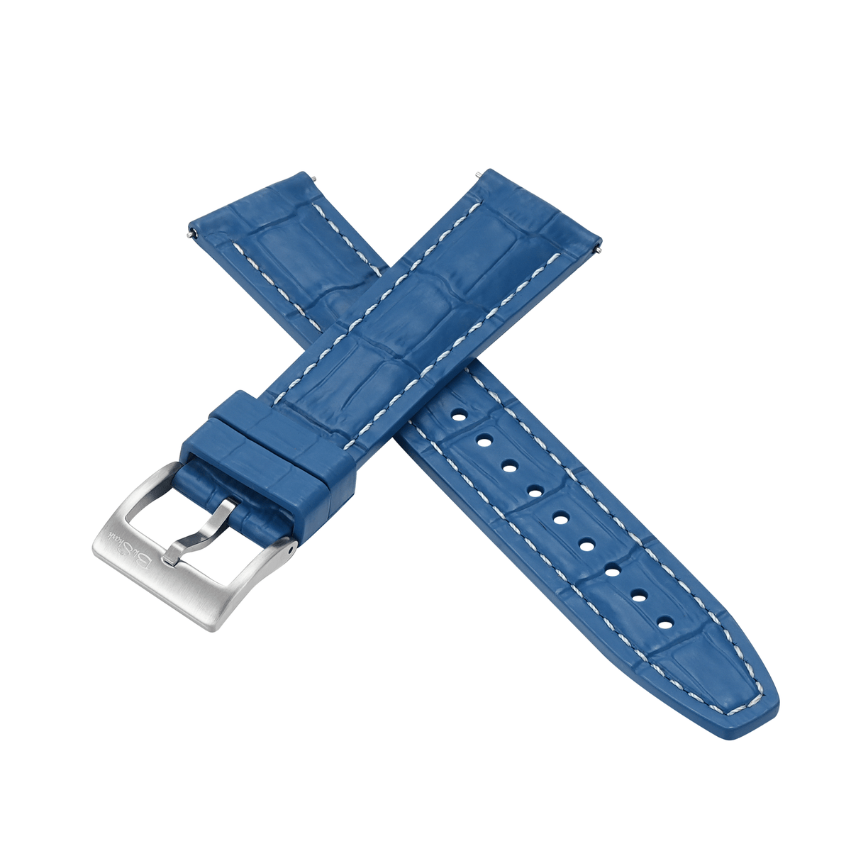 Croc Rubber - Blue with White