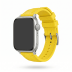 Croc Rubber - For Apple Watch - Yellow with White