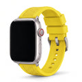 Crosshatch Rubber Band – For Apple Watch - Yellow